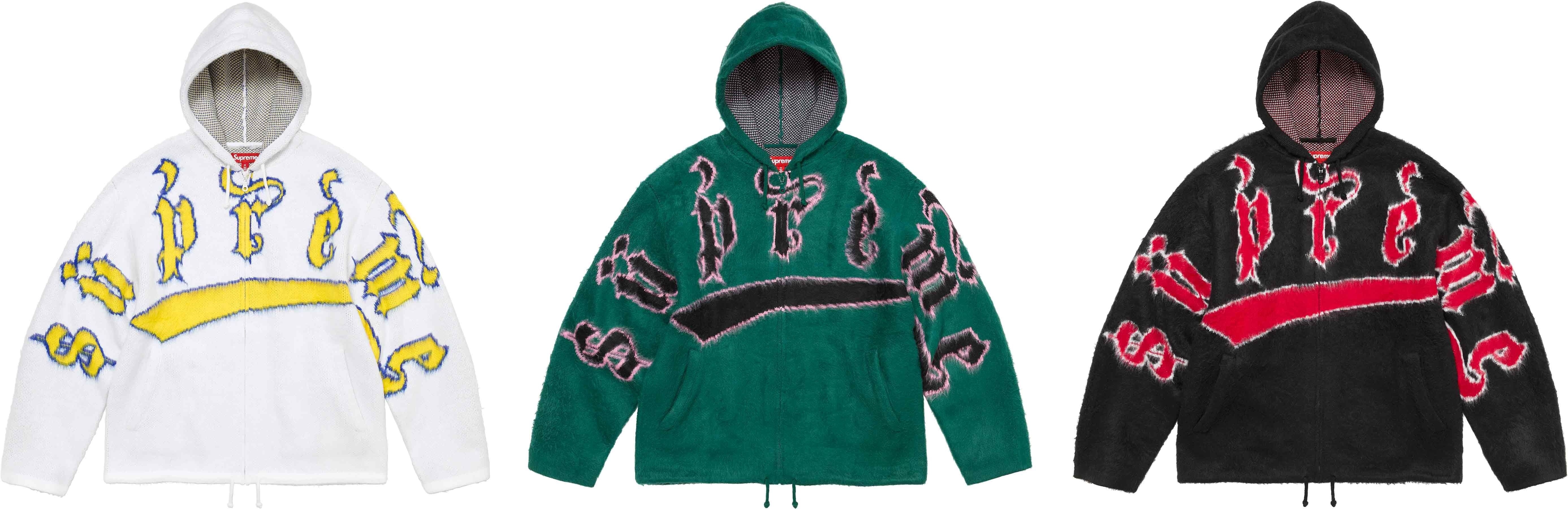 Accent Brushed Zip Up Hooded Sweater